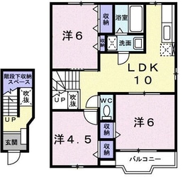 アンソレイエＳの物件間取画像